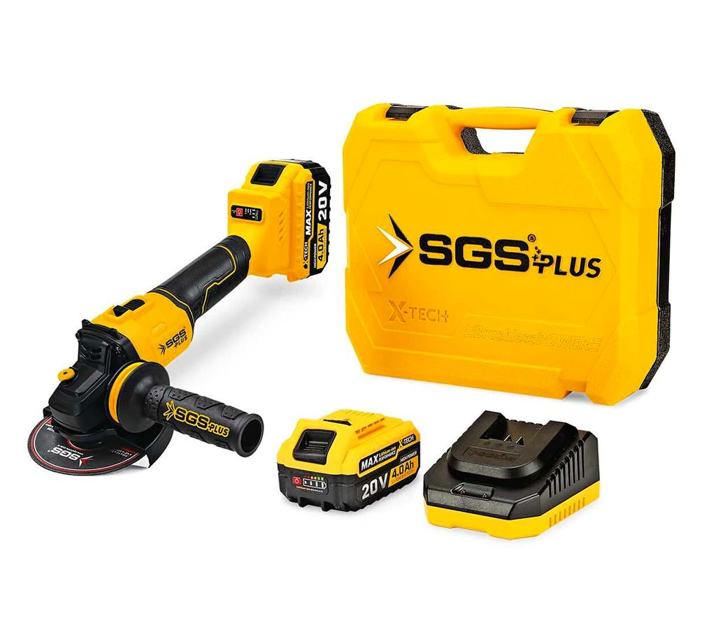 Sgs 5510 20V 2x4.0Ah Avuç Taşlama Makinesi