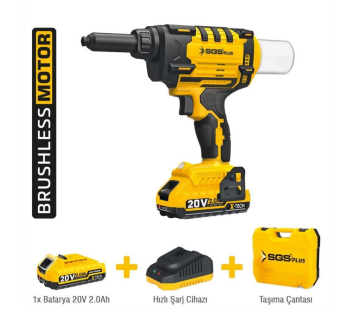 Sgs SGS5465 Tek Akülü 20V 2.0Ah Perçin Tabancası