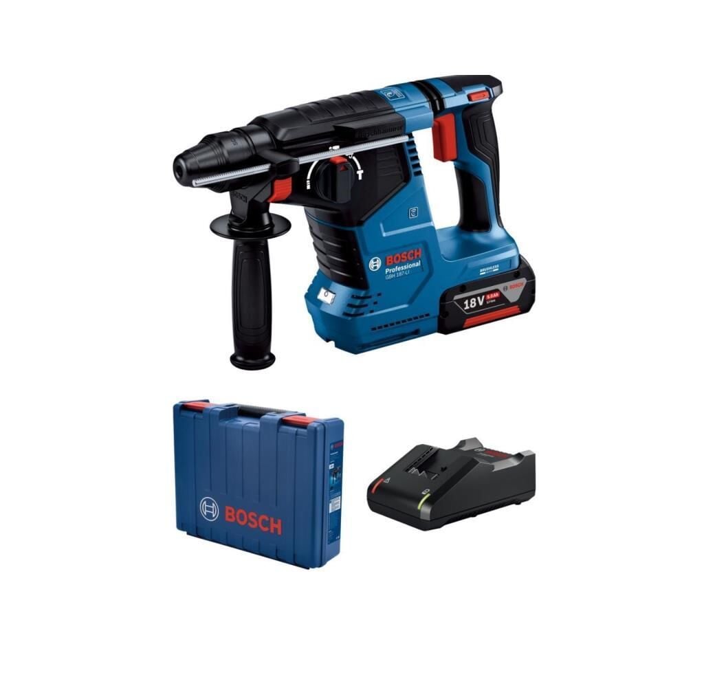 Bosch GBH 187-Li 5.0Ah Tek Akülü Kırıcı Delici