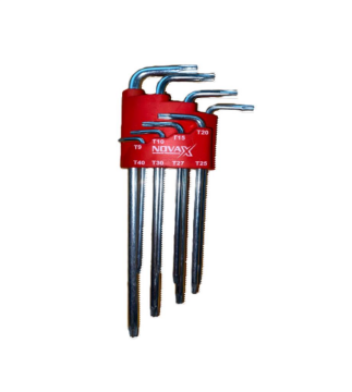 Novax Torx Alyan Anahtar Uzun 8li Set
