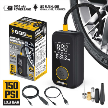Sgs SGS5398 Şarjlı Hava Kompresörü 12V 6.0Ah