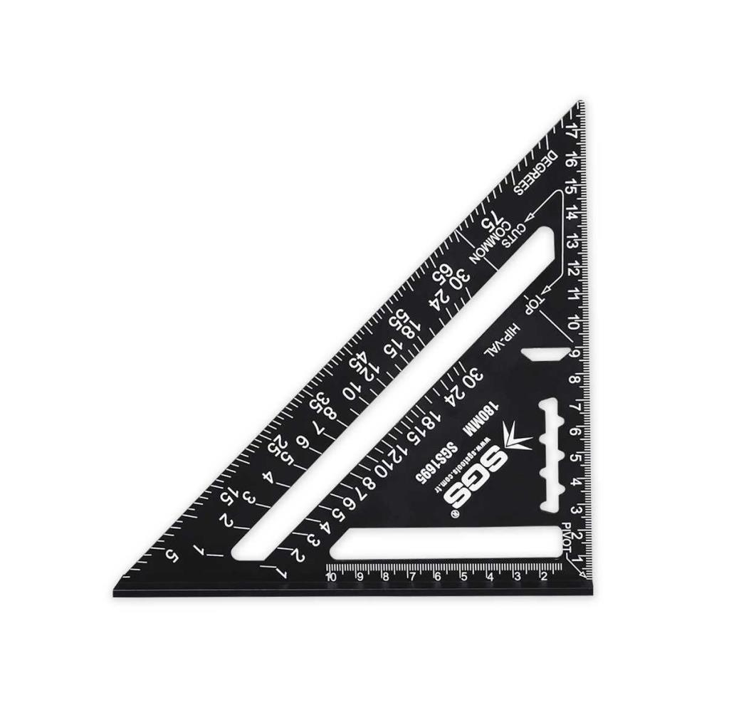 Sgs SGS1695 Alüminyum Üçgen Gönye180mm