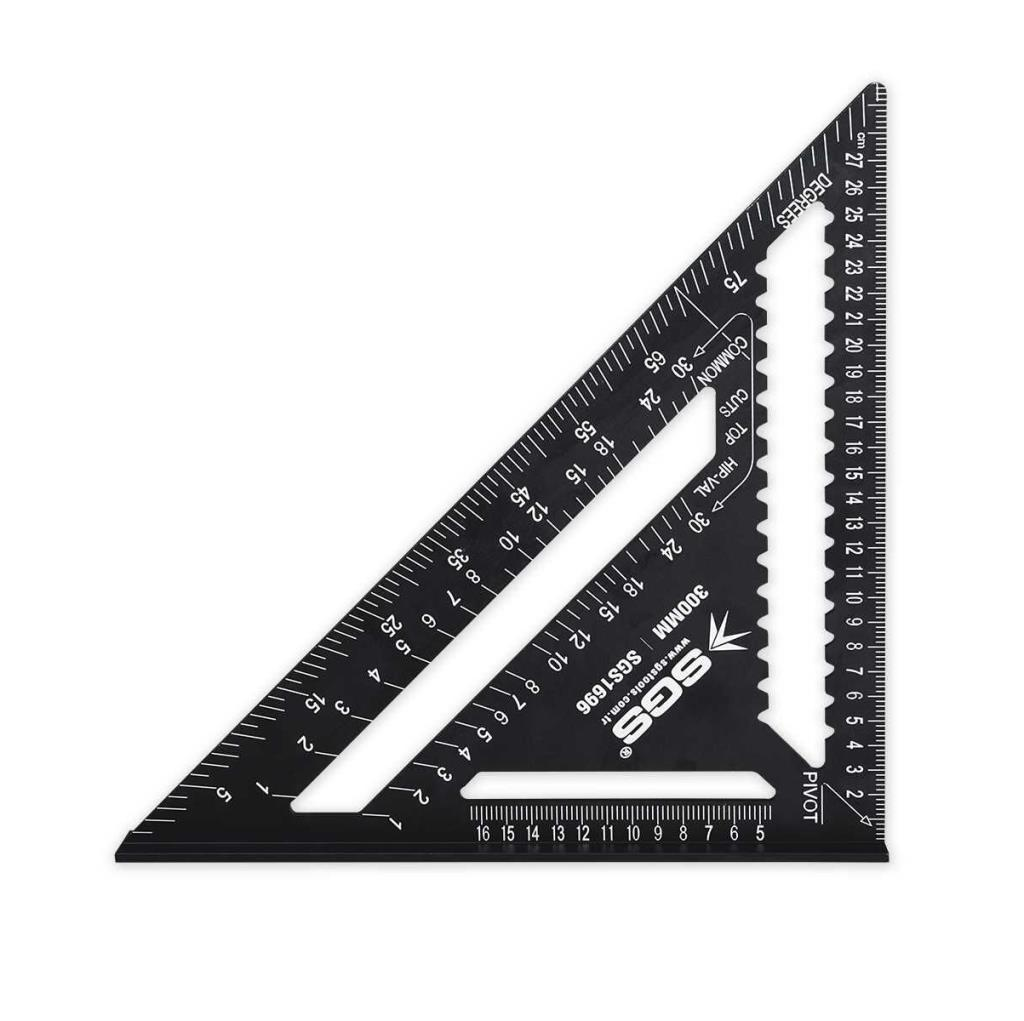 Sgs SGS1696 Alüminyum Üçgen Gönye 300mm