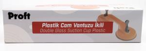Proft Pcv3 Plastik İkili Cam Vantuzu 50 Kg 118 mm