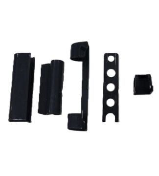 Vorne Çift Açılım Plastik Kapak Takımı Antrasit Gri