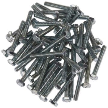 M12X50 DIN933 Cıvata(ALTIGEN) 8.8 Beyaz 5 Li Paket