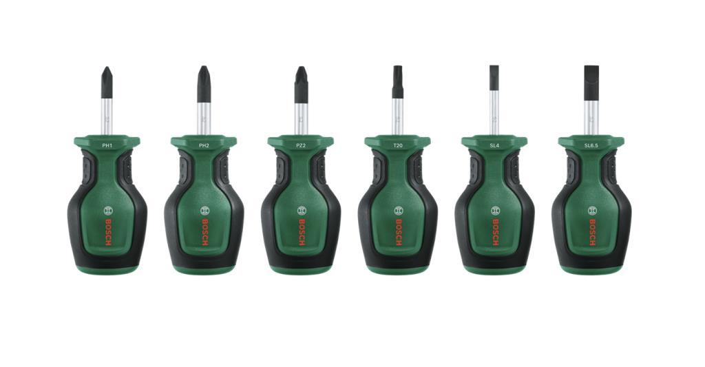 Bosch Kısa Tornavida Seti 6 Parça