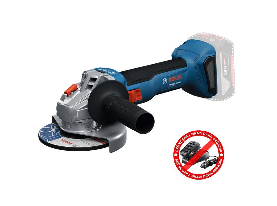Bosch GWS 18V-8 125mm Akülü Avuç Taşlama Solo