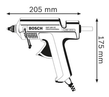 Bosch GKP 200 CE Sıcak Silikon Tutkal Tabancası