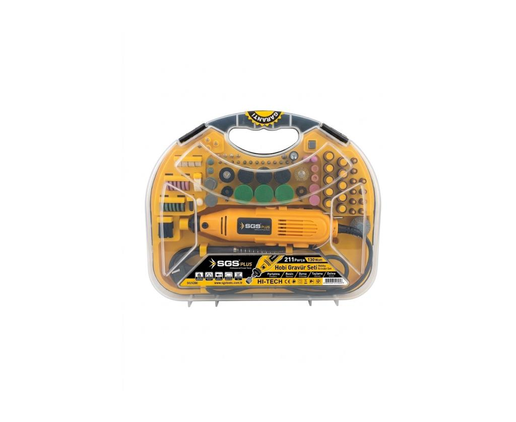 Sgs SGS5260 Hobi Gravür Seti 211 Parça 130w