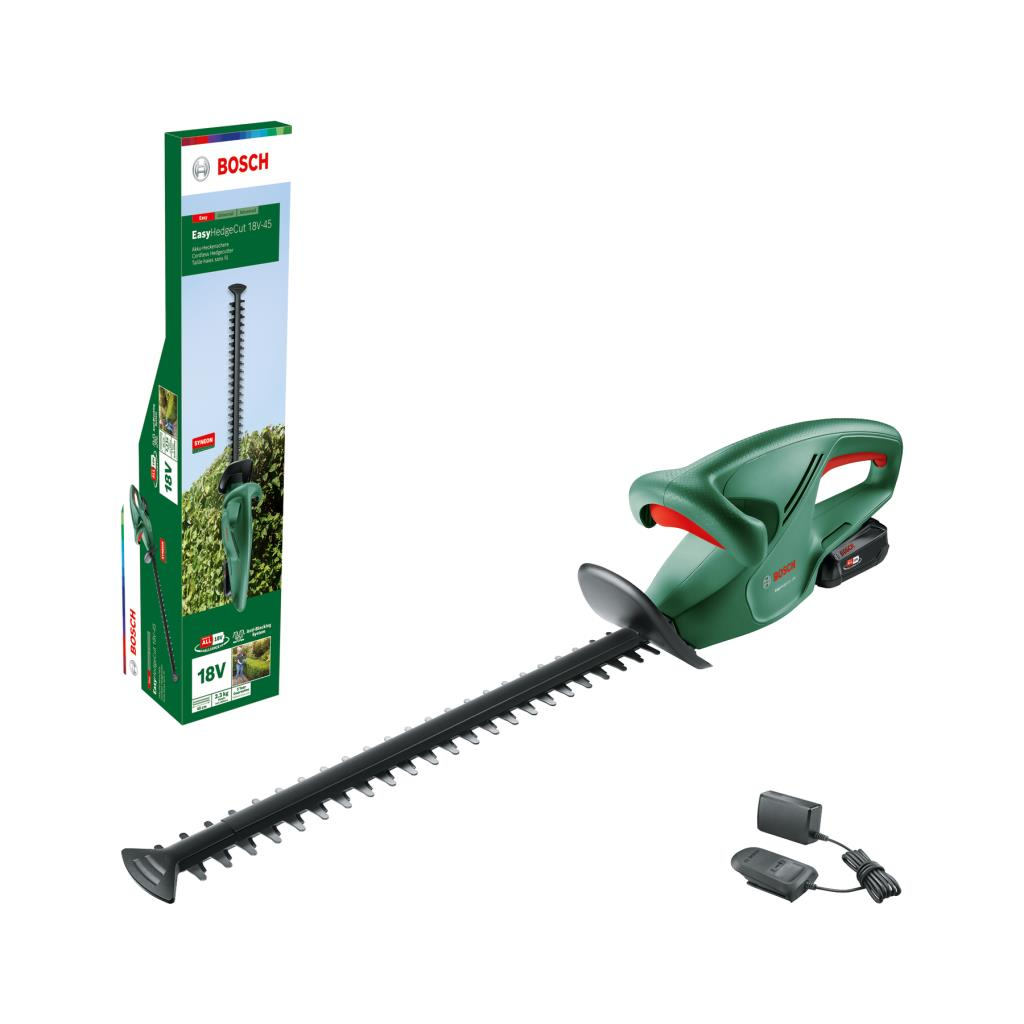 Bosch EasyHedgeCut 18-45 2.0Ah Tek Akülü Kenar Kesme Makinesi - 0600849H02