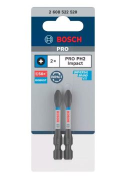 Bosch Impact Yıldız Bits Uç Ph2x55 mm 2li