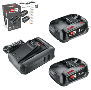 Bosch Başlangıç Seti Çift 18V (2x2.5 Ah+AL 18V-44)