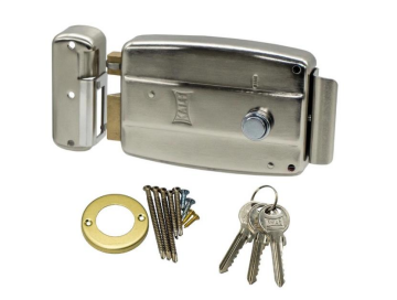 Kale 157 EL 52mm Elektrikli Trajlı Kilit Nikel