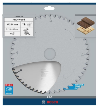 Bosch Ahş. Daire Testere Bıçağı 254x30x2,0mm 60Diş
