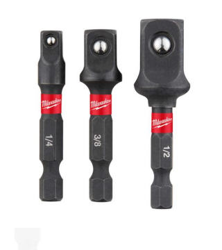 Milwaukee Hex Lokma Adaptor Seti 3 Prç 1/4-3/8-1/2