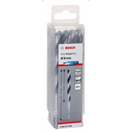Bosch Hss Pointteq Metal Matkap Ucu 8,0mm 10 lu