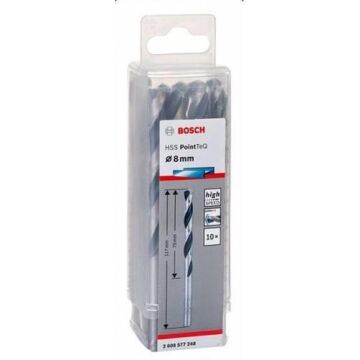 Bosch Hss Pointteq Metal Matkap Ucu 8,0mm 10 lu