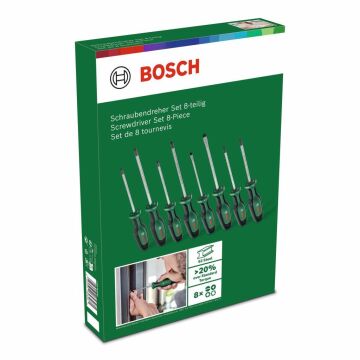 Bosch Home and Garden Tornavida Seti 8 Parça - 1600A02BX8