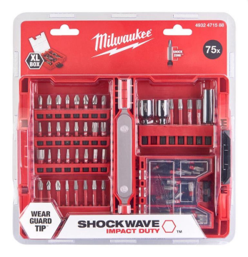 Milwaukee Shockwave Bits Uç Seti 75 Parça
