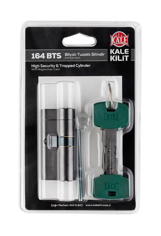 Kale Kilit Bilyalı Tuzaklı Silindir 164 Bts 68 mm