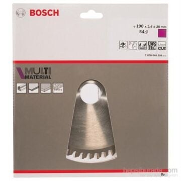 Bosch MM Daire Testere Bıçağı 190x30x2,4mm 54 Diş