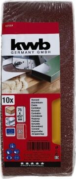 KWB Bant Zımpara 75X457 40 Kum 10lu 49901904