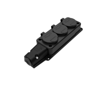 Byes Kauçuk 3 Lü Grup Priz 1x16A IP54