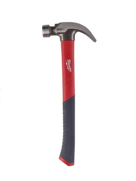 Milwaukee Fiber Saplı Kavisli Çekiç 570 gr