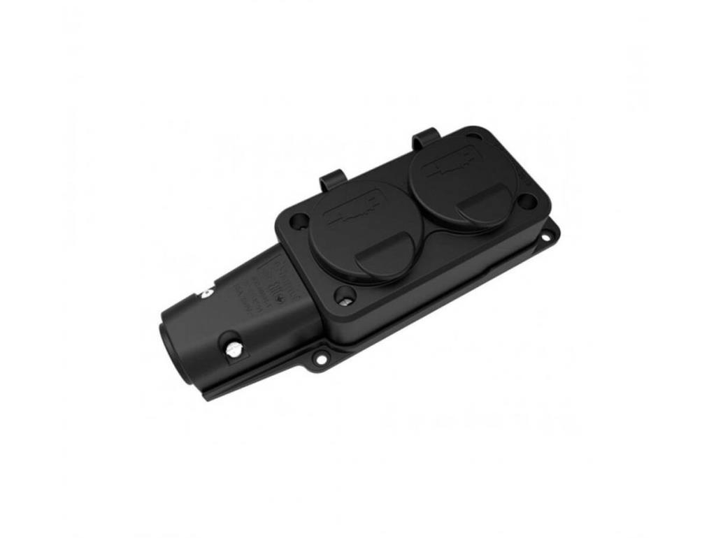 Bemis 1X16A 220V Kauçuk İkili Grup Priz