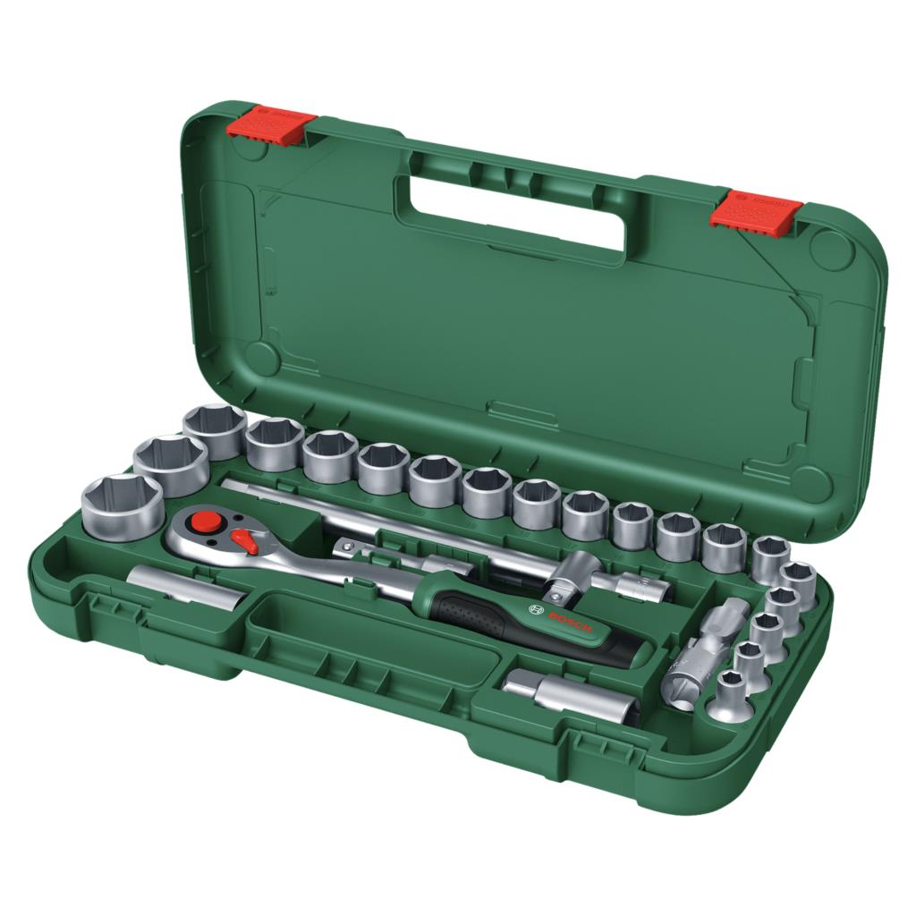 Bosch 1600A02Z9F 1/2 Cırcırlı 25 Parça Lokma Takım