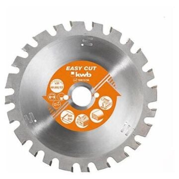 Kwb Sunta Testere 30 Diş 190X30 mm Çok Amaçlı (Sunta, Alüminyum, Bakır, Pvc Kesici)