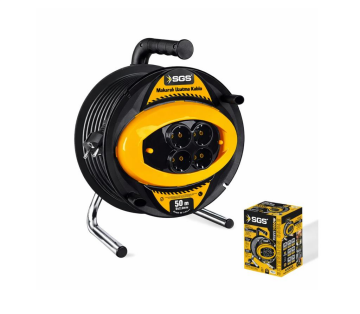 Sgs 2136 4lü Makaralı Uzatma Kablo 3x2.5 50mt