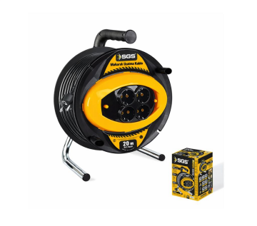 Sgs 2130 4lü Makaralı Uzatma Kablo 3x1.5 20mt