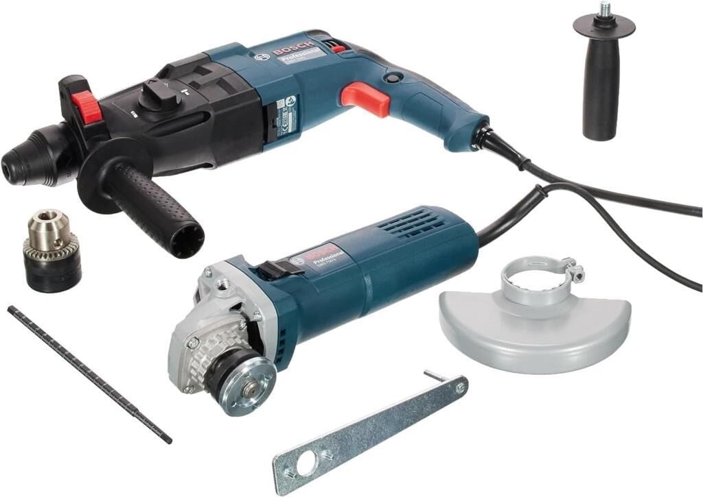 Bosch Professional Gbh 240 + Gws 750-125 S Kırıcı ve Taşlama Set - 0615990M8H