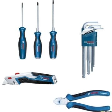 Bosch Profesyonel Alet Kemeri ve El Aleti Seti 11 Parça - 1600A02H5C