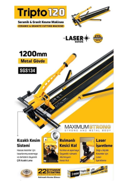 Sgs Sgs134 Seramik-Granit Kesme Makinesi Trıpto120