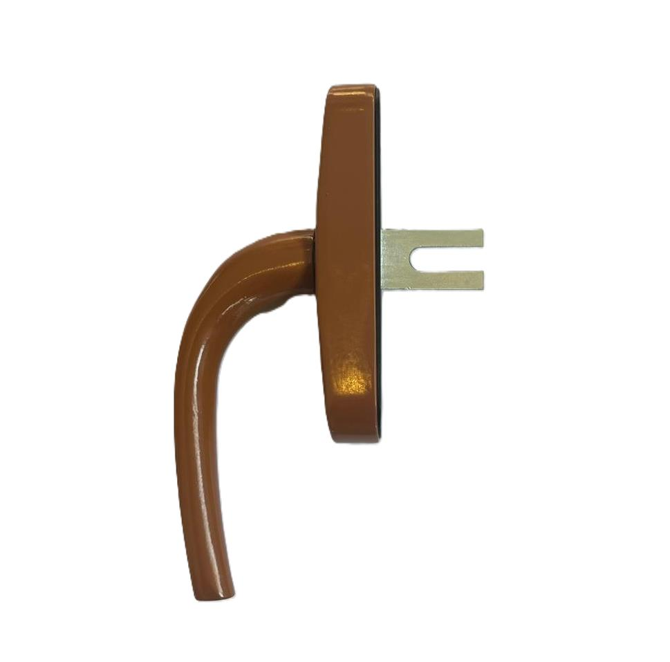 Alüminyum Eksenel Pencere Kol Tek Dilli 8003 Kahv