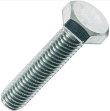 M10x45 DIN933 Cıvata(ALTIGEN) 8.8 Beyaz 5 Li Paket