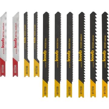 KWB Kutulu Dekupaj Testere Seti 10Parça S30 617230