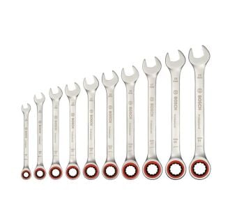 Bosch Professional Cırcır Anahtar Seti 10 Parça - 1600A02AU0