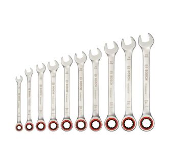 Bosch Professional Cırcır Anahtar Seti 10 Parça - 1600A02AU0