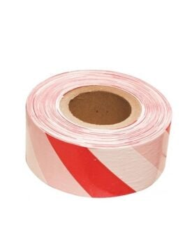 İkaz Bantı Emniyet Şeridi Kırmızı Beyaz Küçük Boy