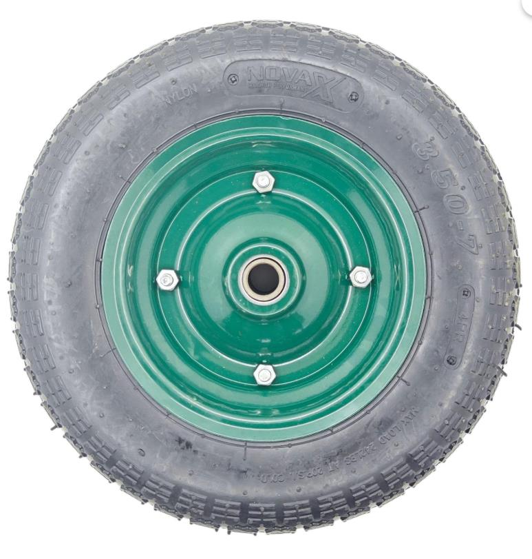 Novax El Arabası Tekeri Gri Havalı 350-7
