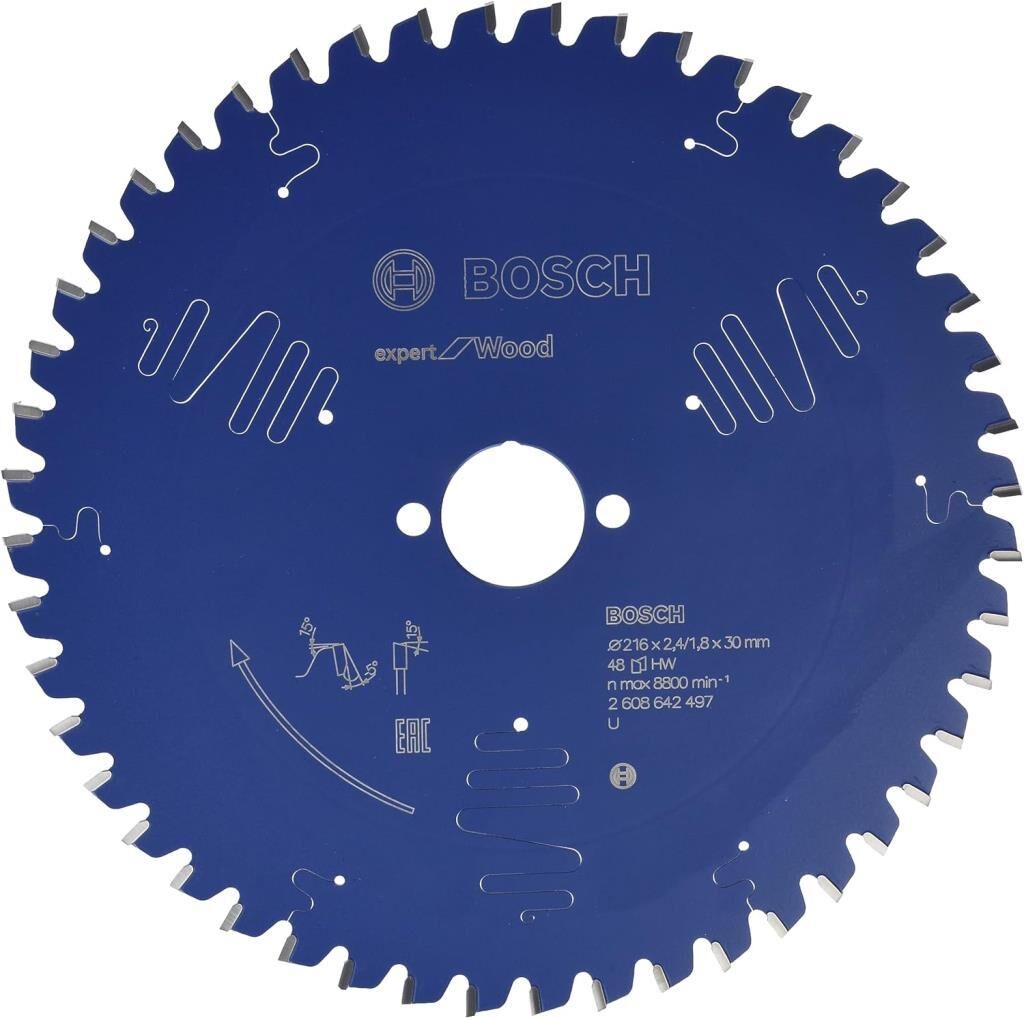 Bosch Expert For Wood 216x30 mm 48 Diş Daire Testere Bıçağı - 2608642497