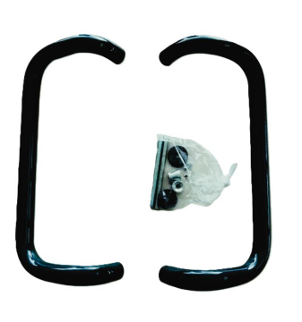 Alüminyum Kıvrık Kol 25X200 mm Siyah Mat 9005