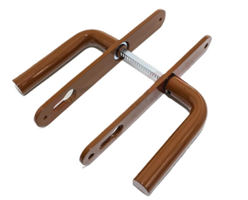 Alüminyum Aynalı Sosis Kapı Kol Yale 8003 Kahve