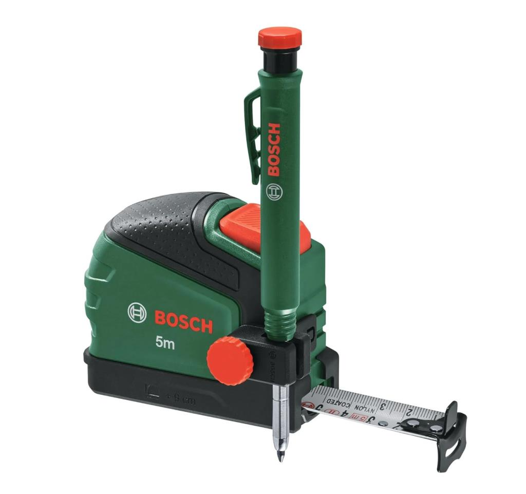 Bosch Şerit Metre 5m+ İşaretleme Kalemi
