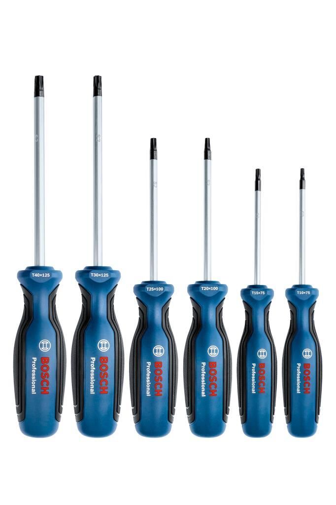 Bosch Professional Torx Tornavida Seti 6 Parça - 1600A01V09