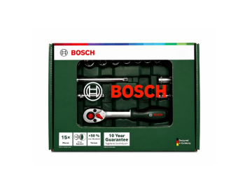 Bosch 1/4'' Cırcır Seti 15 Parça